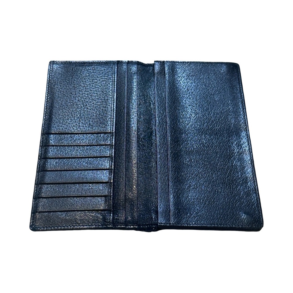 BVLGARI Logomania Long Flap Wallet - Canvas & Leather - Rare Vintage wallet - Picture 4 of 12